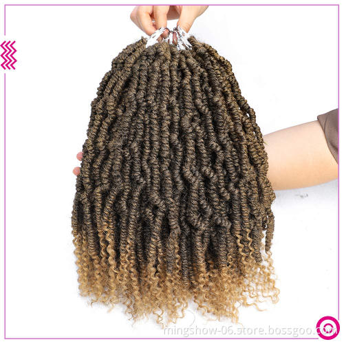 Synthetic Preloop spring bomb twist crochet hair dreadlock
